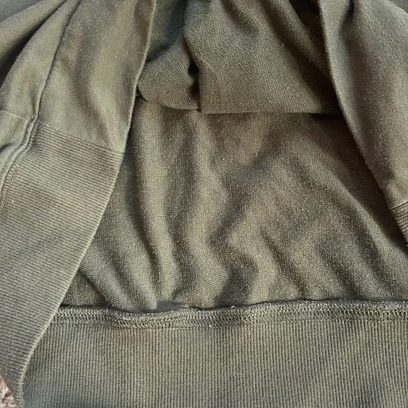 Micheal Kors Olive Green Front Knot Crew Neck Sweater size medium - Picture 6 of 8